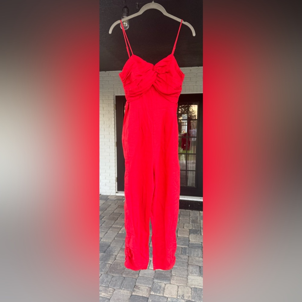FARM Rio Red Jumpsuit - Picture 7 of 16